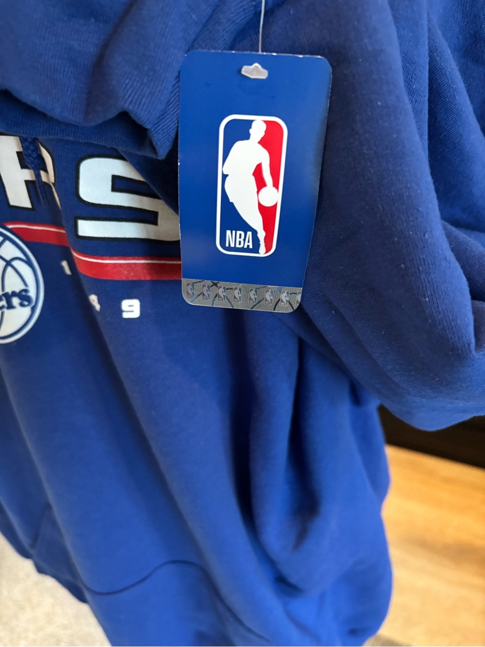 *NEW* NBA Philadelphia 76ers Hooded Sweatshirt - Size 3XL - Picture 5 of 6